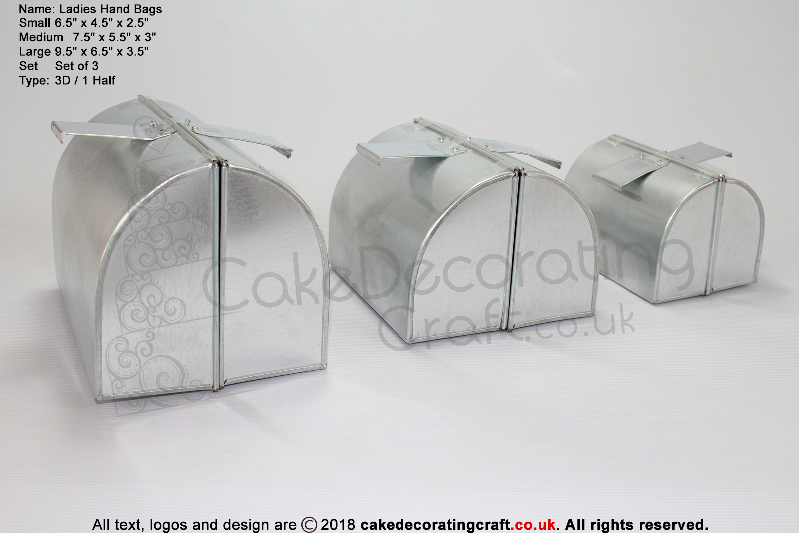 Ladies Hand Bag LHB 1/25 | Novelty Shape | Cake Baking Tins and Pans